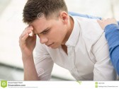 support-group-feeling-pain-depression-depressed-young-man-sitting-chair-woman-comforting-his-48427396